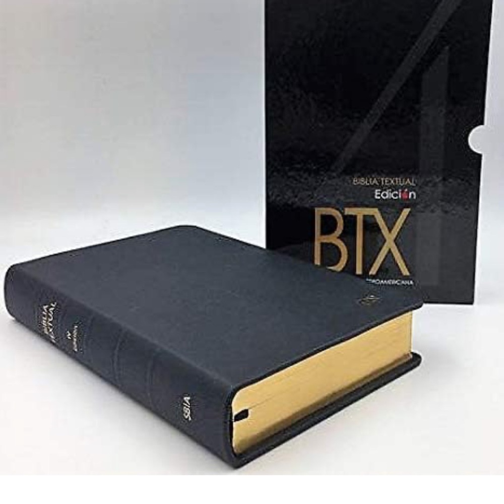 Biblia Textual IV Edición piel negra EDICIÓN Español